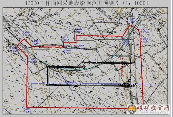 楊村煤礦鐵路下采煤地表岩移規律的技術研究