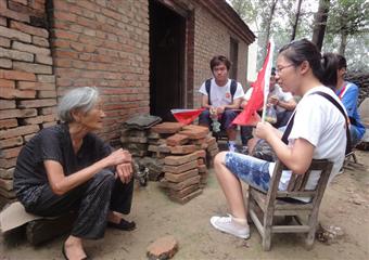 走進基層，愛撒梨都---中國礦業大學力建學院暑期實踐團進基層看望空巢老人