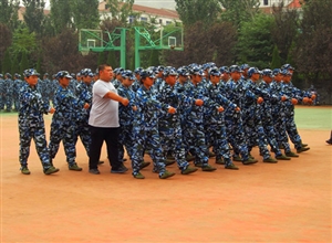 中國礦業大學化工學院新生軍訓視角