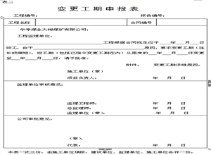 XXX煤礦施工組織設計編報與審批製度