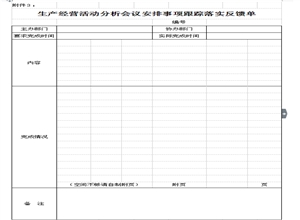 XXX煤礦生產經營活動分析實施辦法