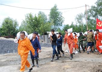 川煤集團大寶頂礦夯實防洪基礎力保安全生產