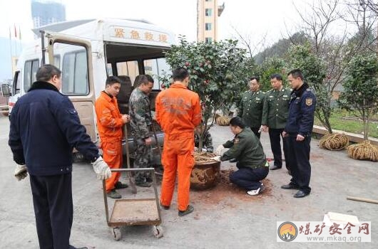 川煤集團芙蓉救消大隊提前過上“植樹節”