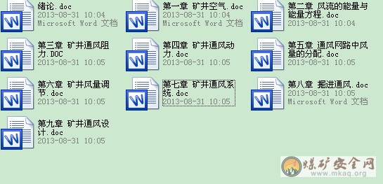 礦井通風精品課程教案-河南理工大學