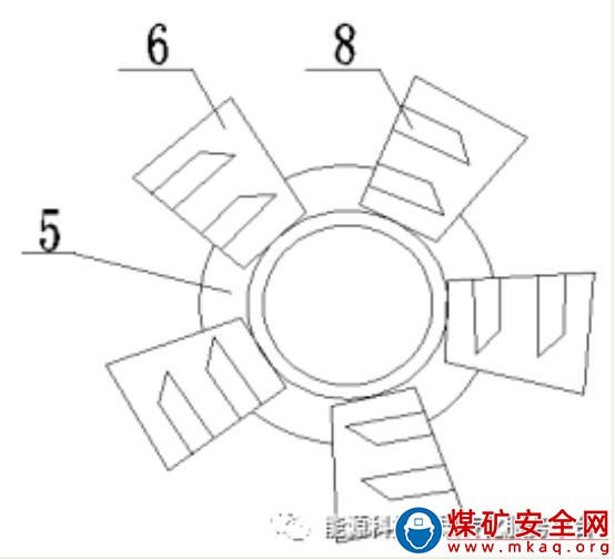 煤礦井下鑽孔施工中間鑽頭裝置