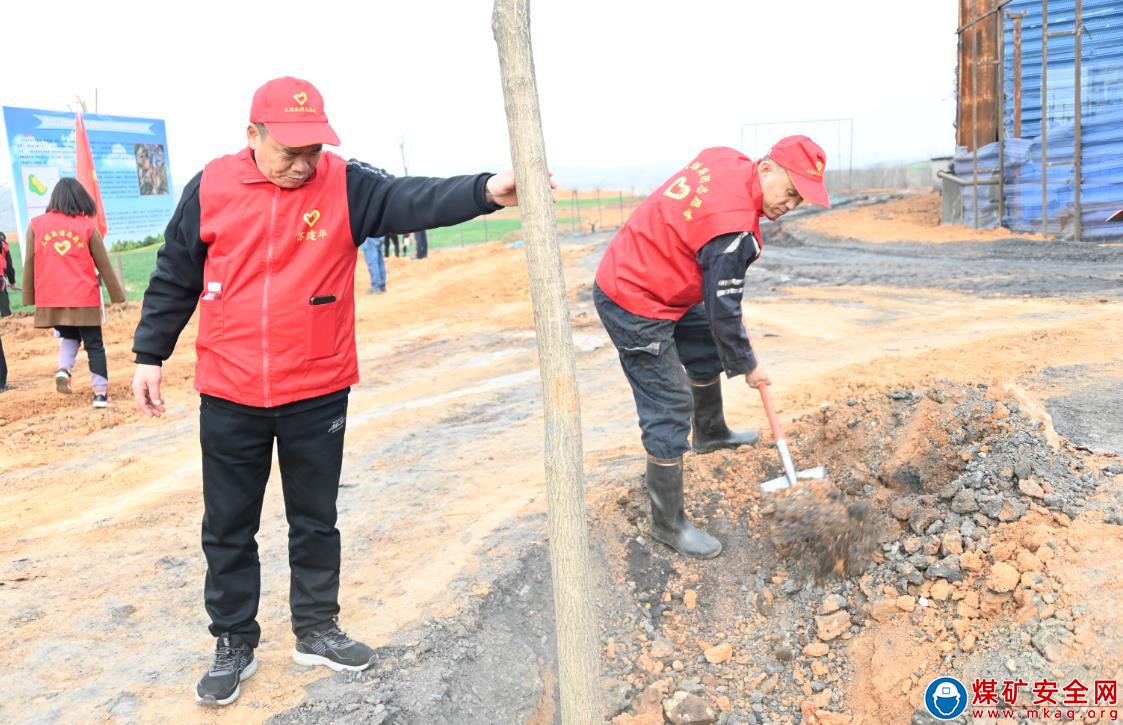 河南能源義煤公司石壕煤礦：義務植樹  共建生態家園